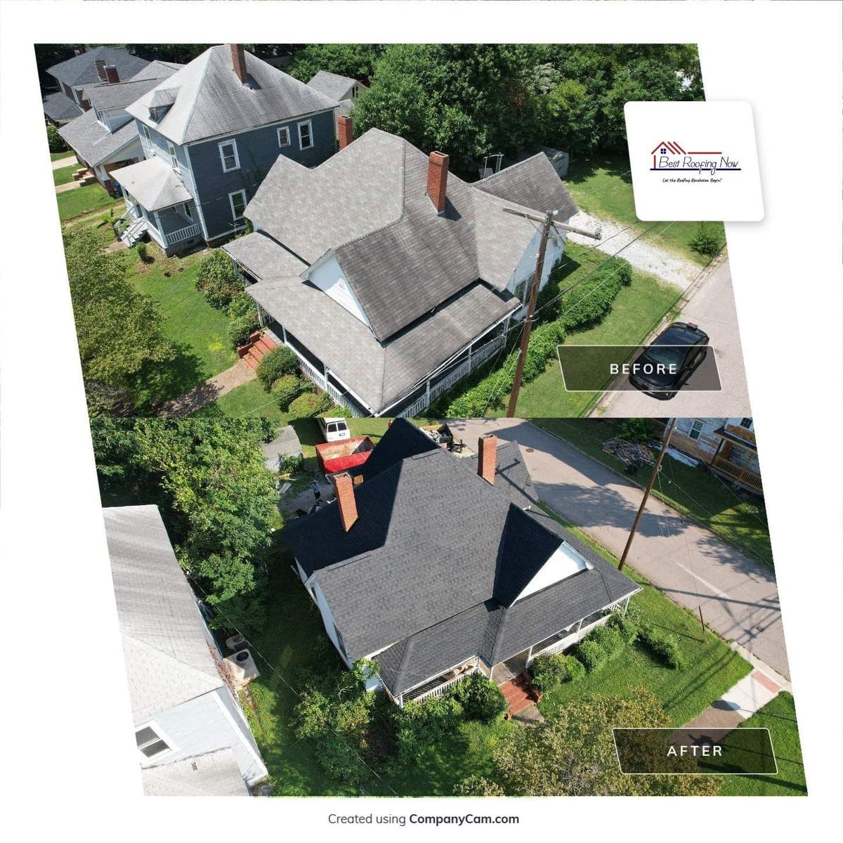 New roof installation in Charlotte, NC - new roof completed on Charlotte residential property by Best Roofing Now New roof installation in Charlotte, NC - new roof completed on Charlotte residential property by Best Roofing Now