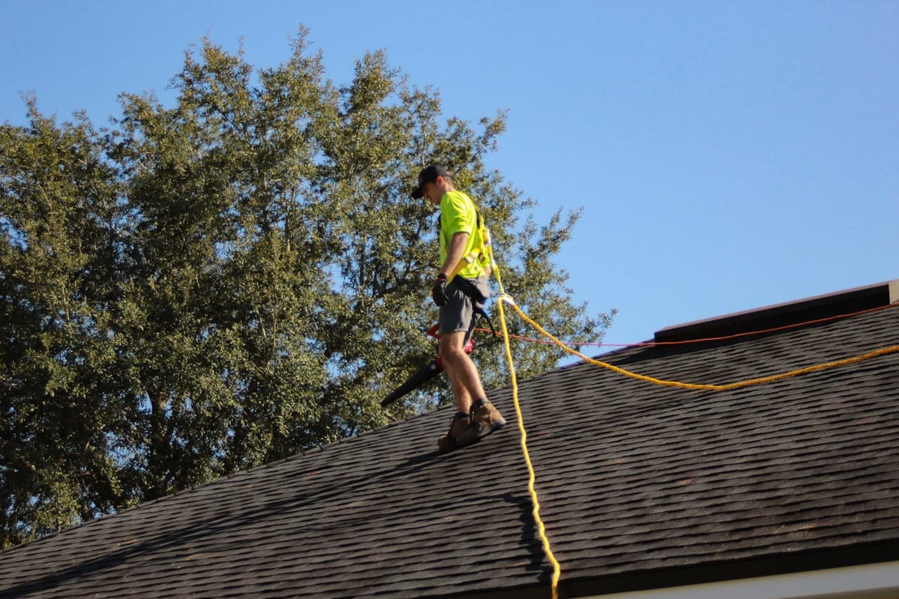 Gutter Cleaning Service work by certified Charlotte roofing contractor Gutter Cleaning Service work by certified Charlotte roofing contractor
